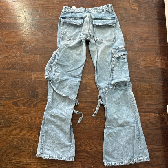 Belt loop cargo TRF jeans - Picture 3 of 3